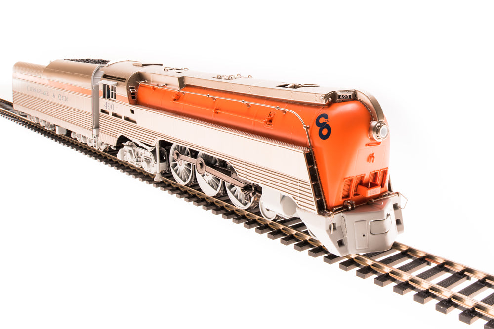 Broadway Limited #4553 Chesapeake & Ohio Class L-1 Hudson #493 Original Orange Boiler