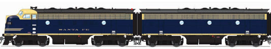 Broadway Limited #6674 EMD F7 A/B Set ATSF 226L/226A Cat Whiskers Freight Scheme A-unit Paragon4 Sound/DC/DCC Unpowered B